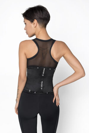 Корсетний спортивний пояс DF Original Black (20%)