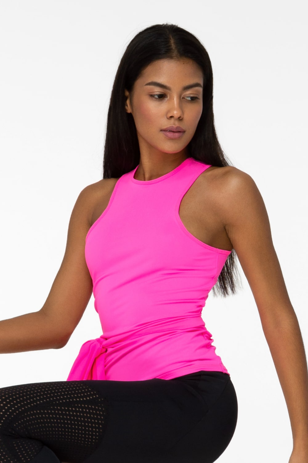 Спортивна_майка_DF_ORIGINAL_Pink_2 Спортивна майка для фітнесу, стречингу, бігу та інших видів спорту