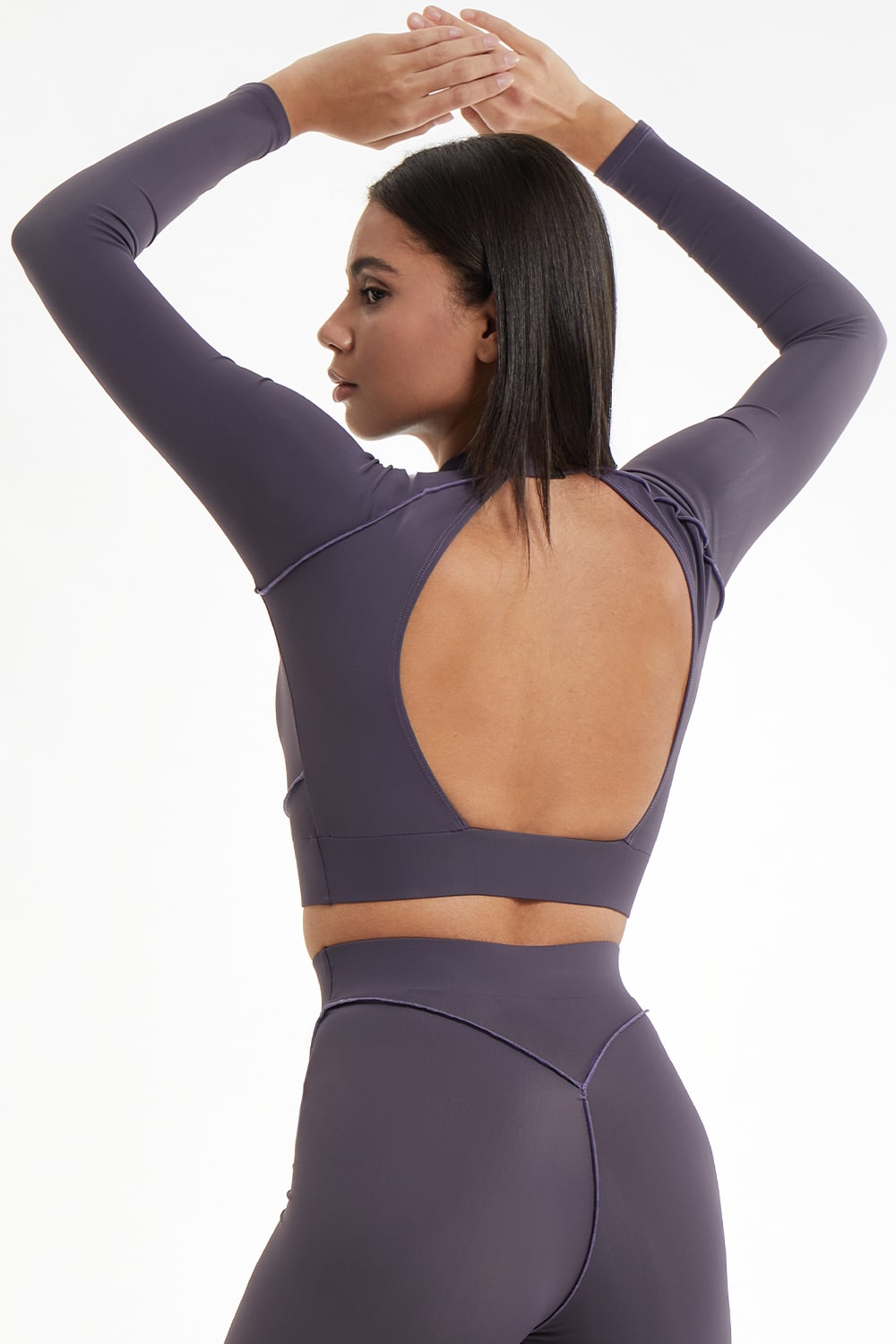 Спортивный Топ Лонгслив Majestic Plum